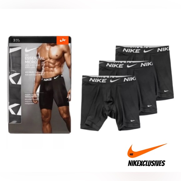 Nike pro Dri-FIT Men's long Boxer Brief compression shorts